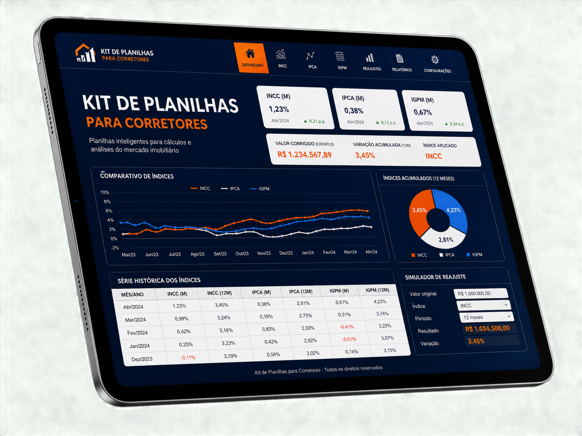 Kit de Planilhas para Corretores
